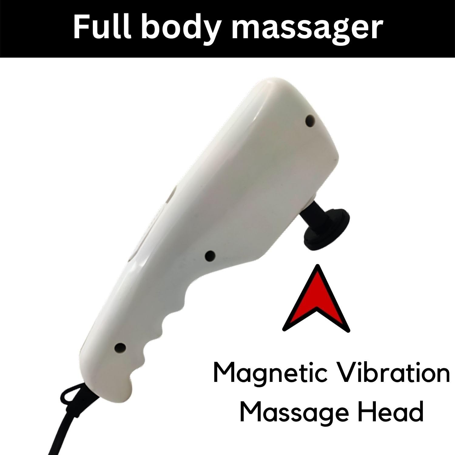 ktHC Magnetic Vibration Electric Hand Held Body Massager 17in1 PLEASE VIEW PLUG