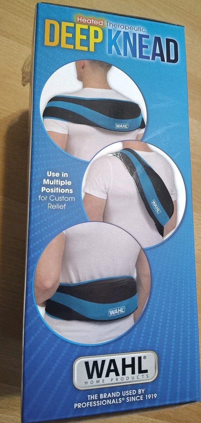 Wahl Heated Therapeutic Deep-Knead Massage Wrap Model 4264 NEW NIB FREE SHIPPING