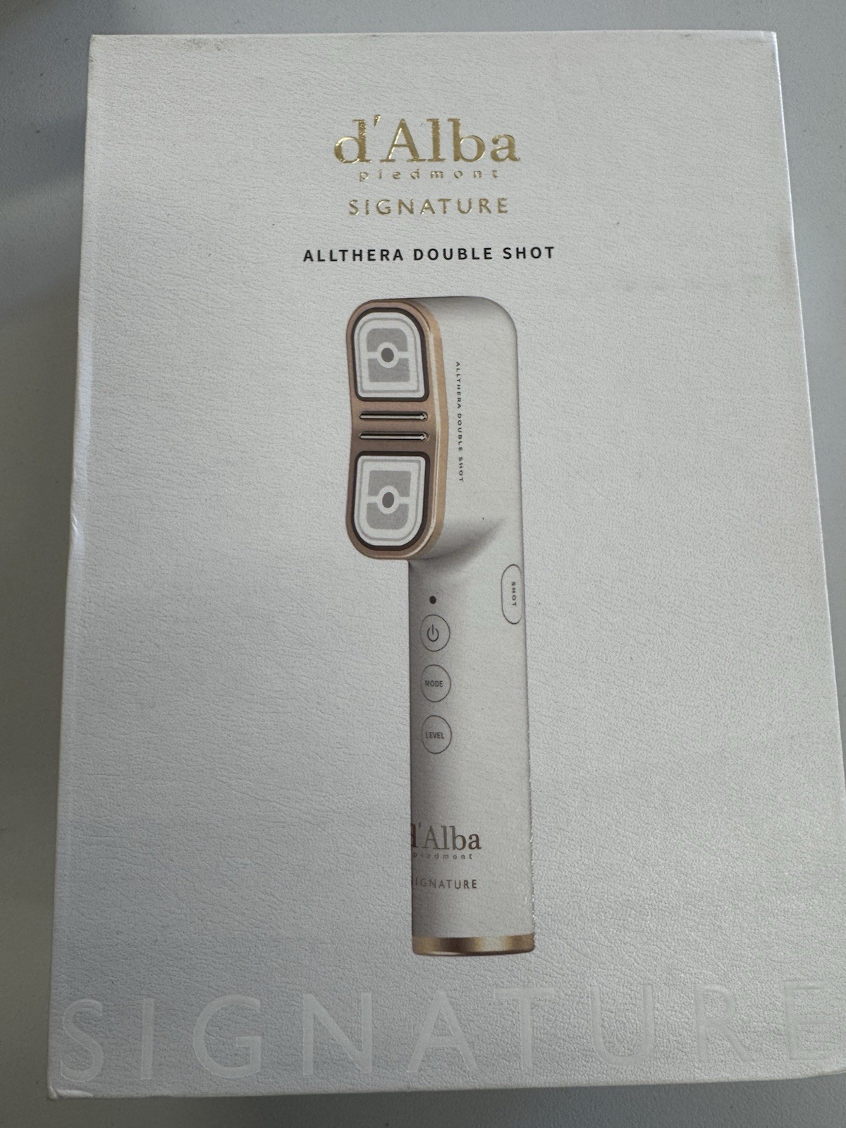 d’Alba Signature Allthera Double Shot Home Skin Care Device/ New Sealed