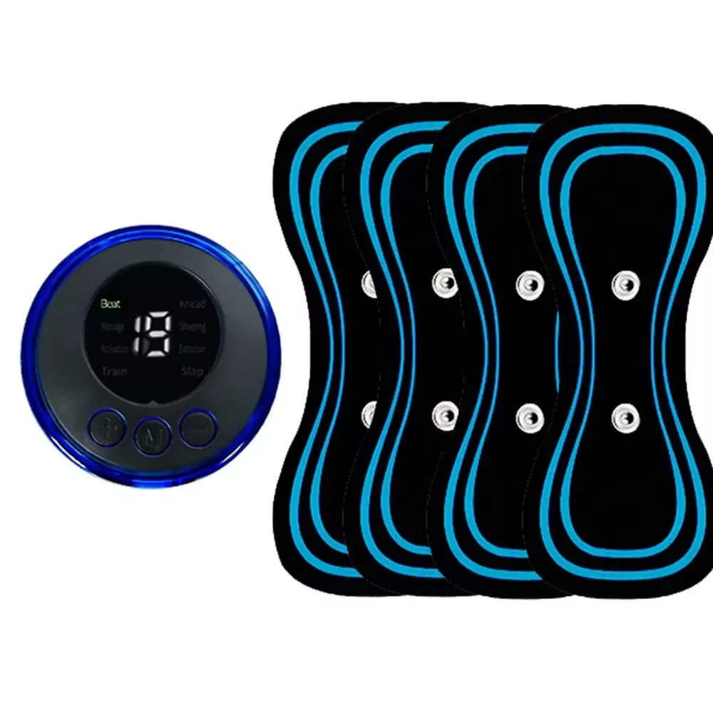 Muscle Electric Massager 2/3/4 Pcs EMS Neck Massage Machine 8 Modes 19 Levels of