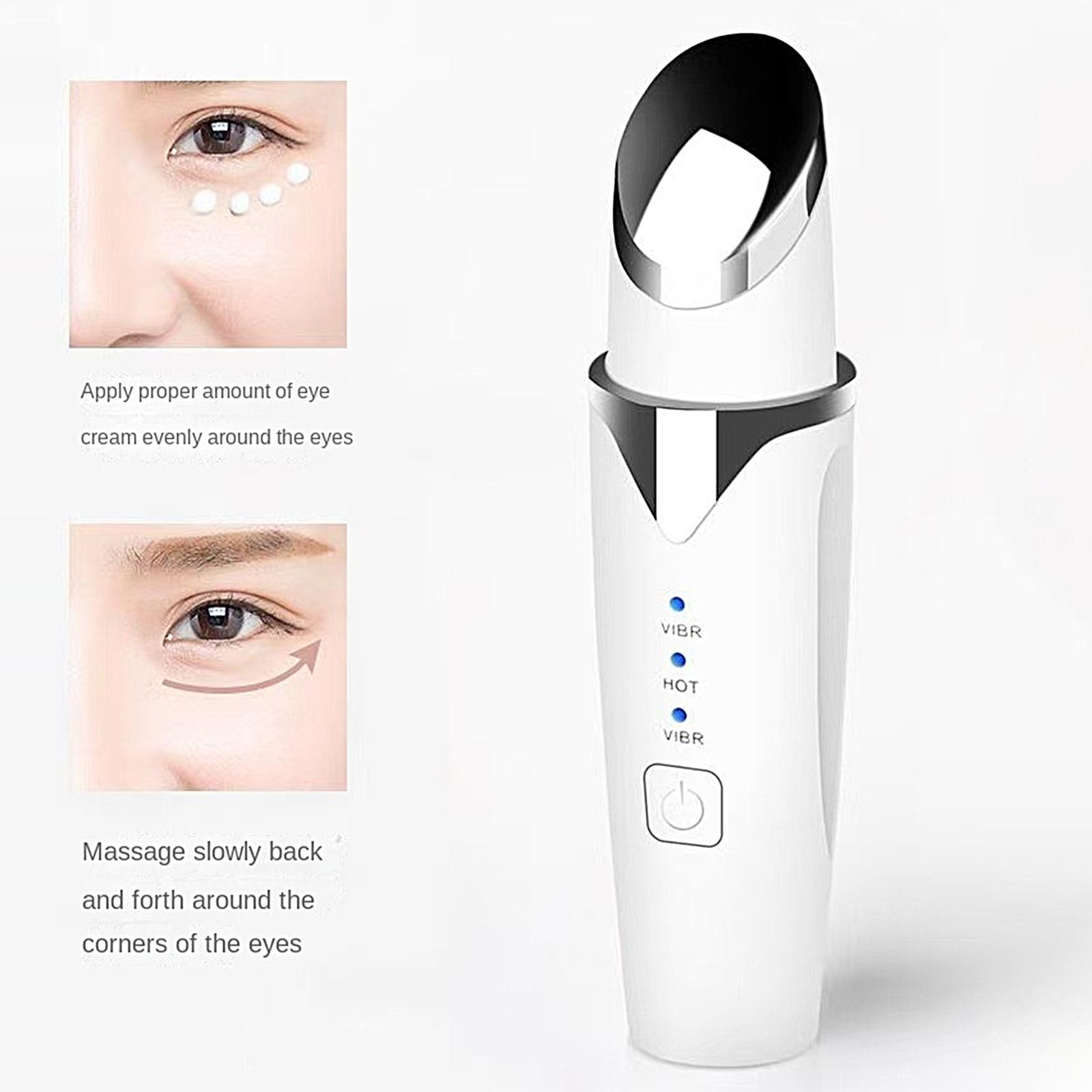 Eye massage device 3-Speed Heated Electric Massage Tools Under Eye Massager