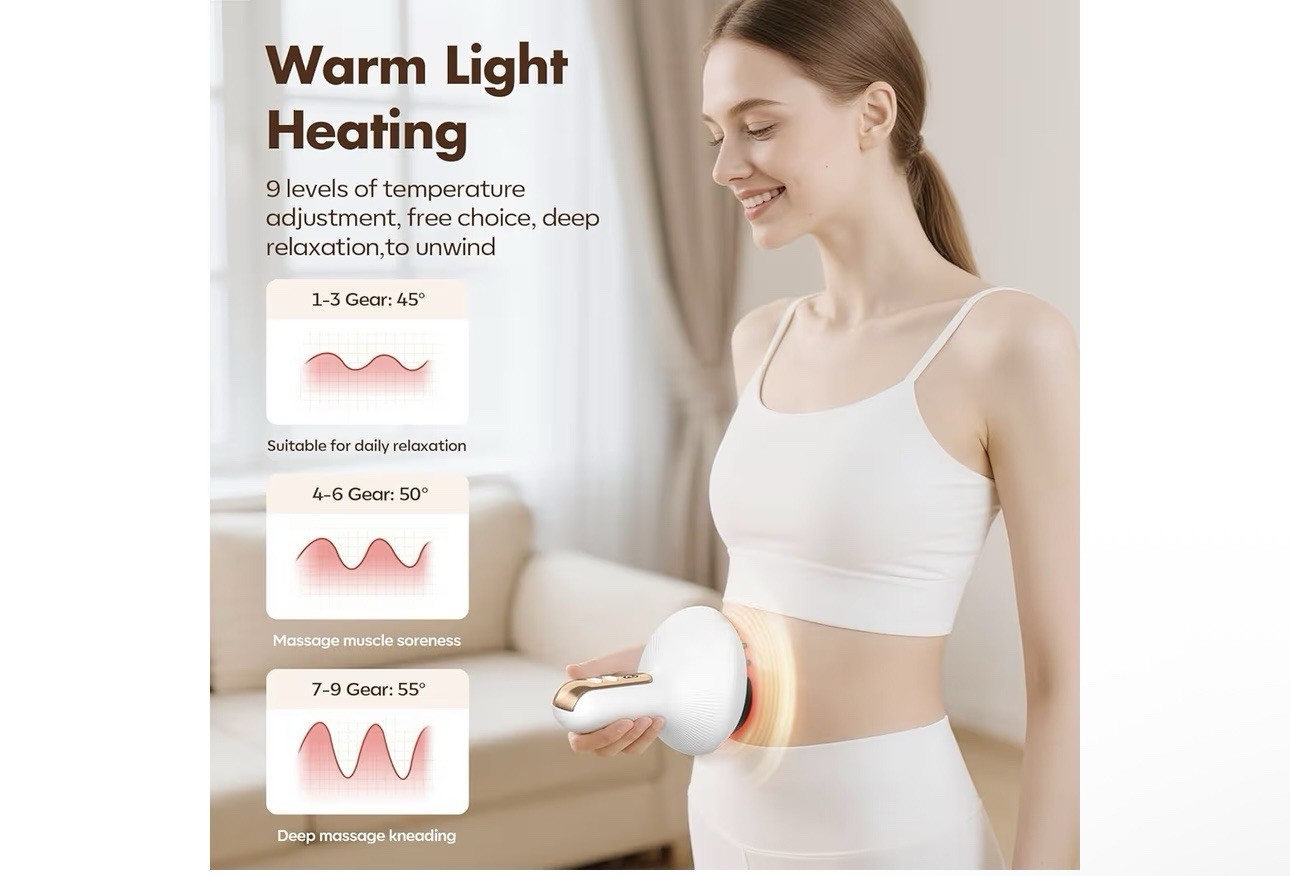 Lymphatic Drainage Massager & Anti Cellulite Massage Tool, Smart Cupping Massage