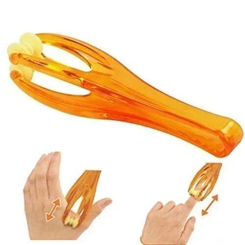 Acupressure Pain Relief Yubi Lax Germa 1 Finger Roller and 5 Sujok Ring Massager