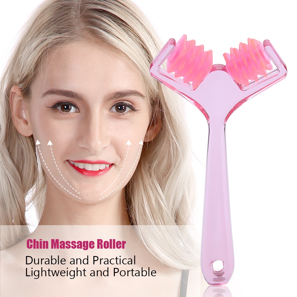 Slimming Chin Massage Roller Massager Skin Tightening Beauty Tools Face Mass NEW