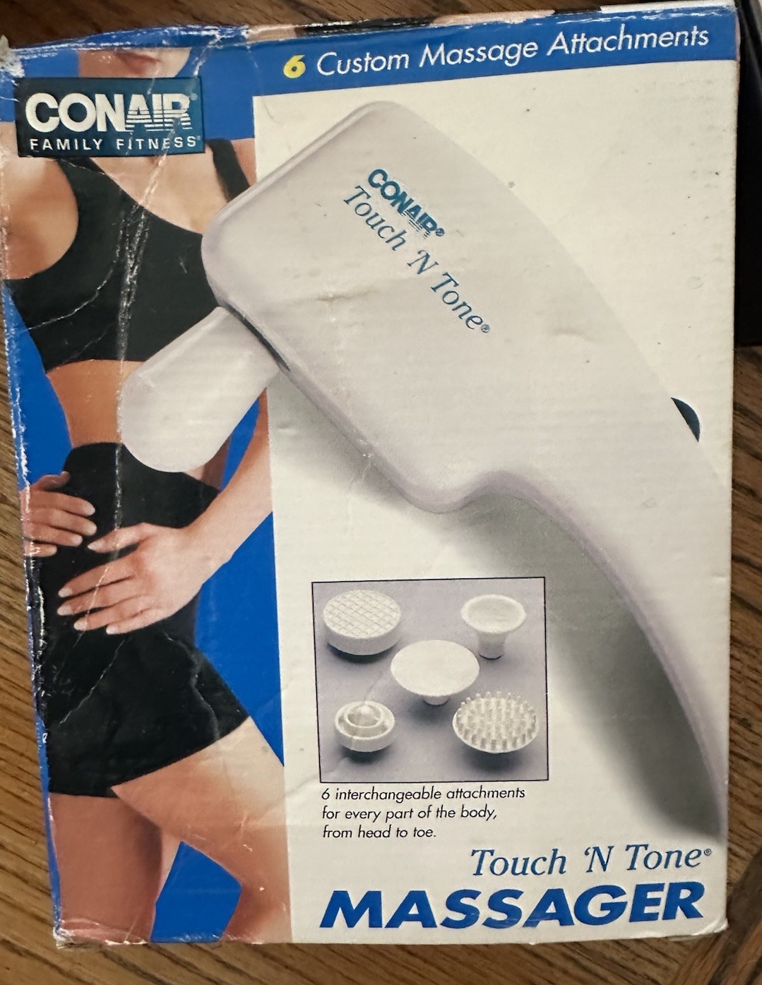 Conair Touch ‘N Tone Handheld Vibrating Full Body Massager 6 Heads 120V