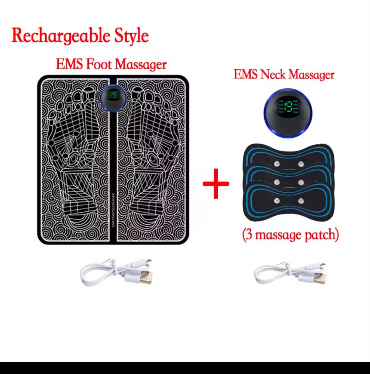 Electric Foot Massager Pad Muscle Massage Relaxation Trainer For Massage Fitness