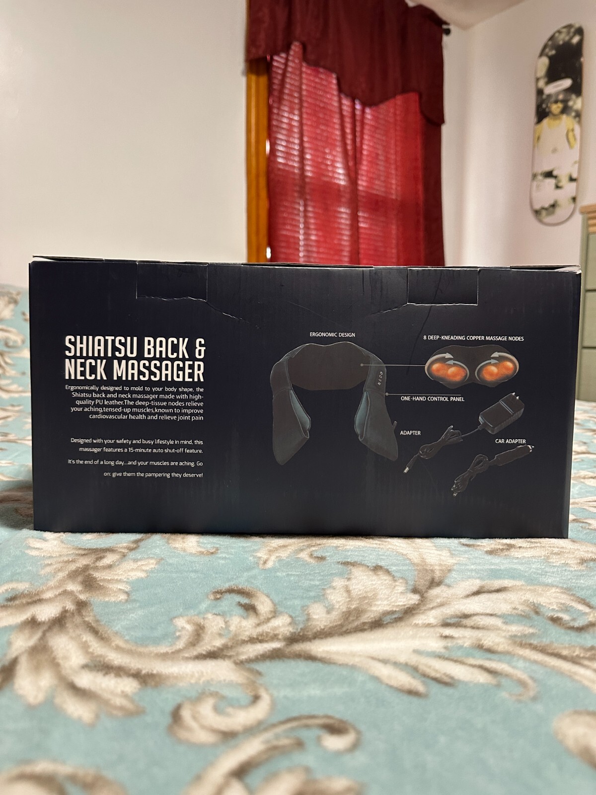 DAILY LIFE SHIATSU BACK & NECK MASSAGER WITH HEAT / DEEP KNEADING / ZC-3002