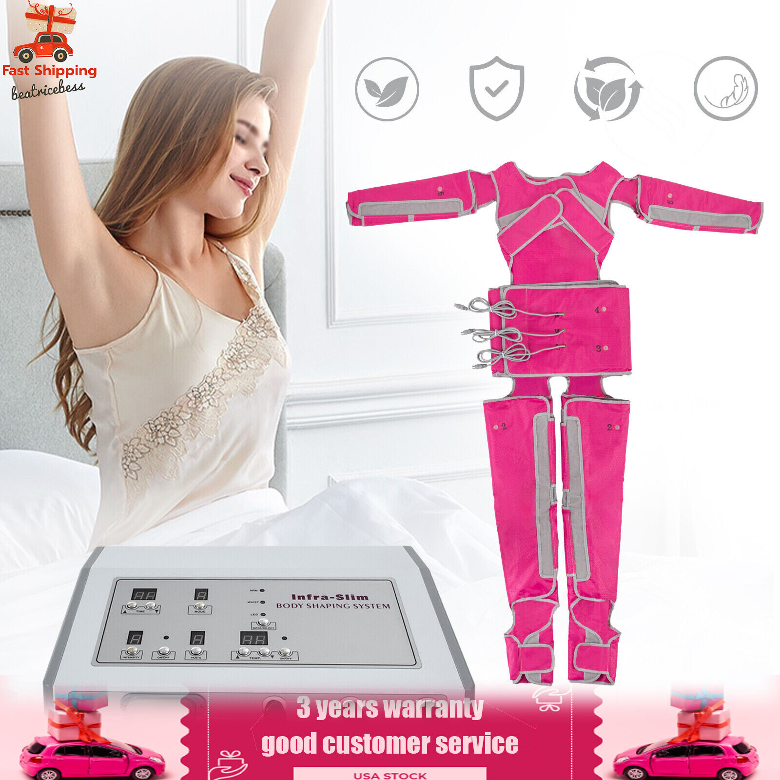 Air Pressure Pressotherapy Body Slimming Massager Contouring Weight Loss Machine