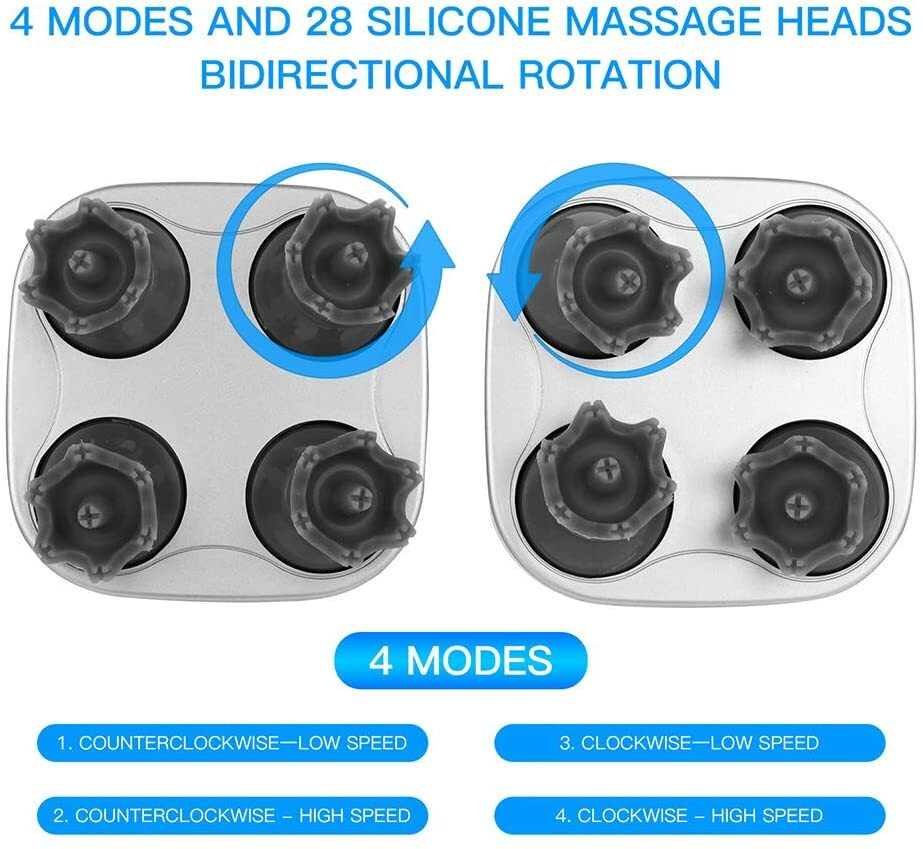 Tenswa Electric Scalp Massager Portable Head Massager Handheld with Kneading 112