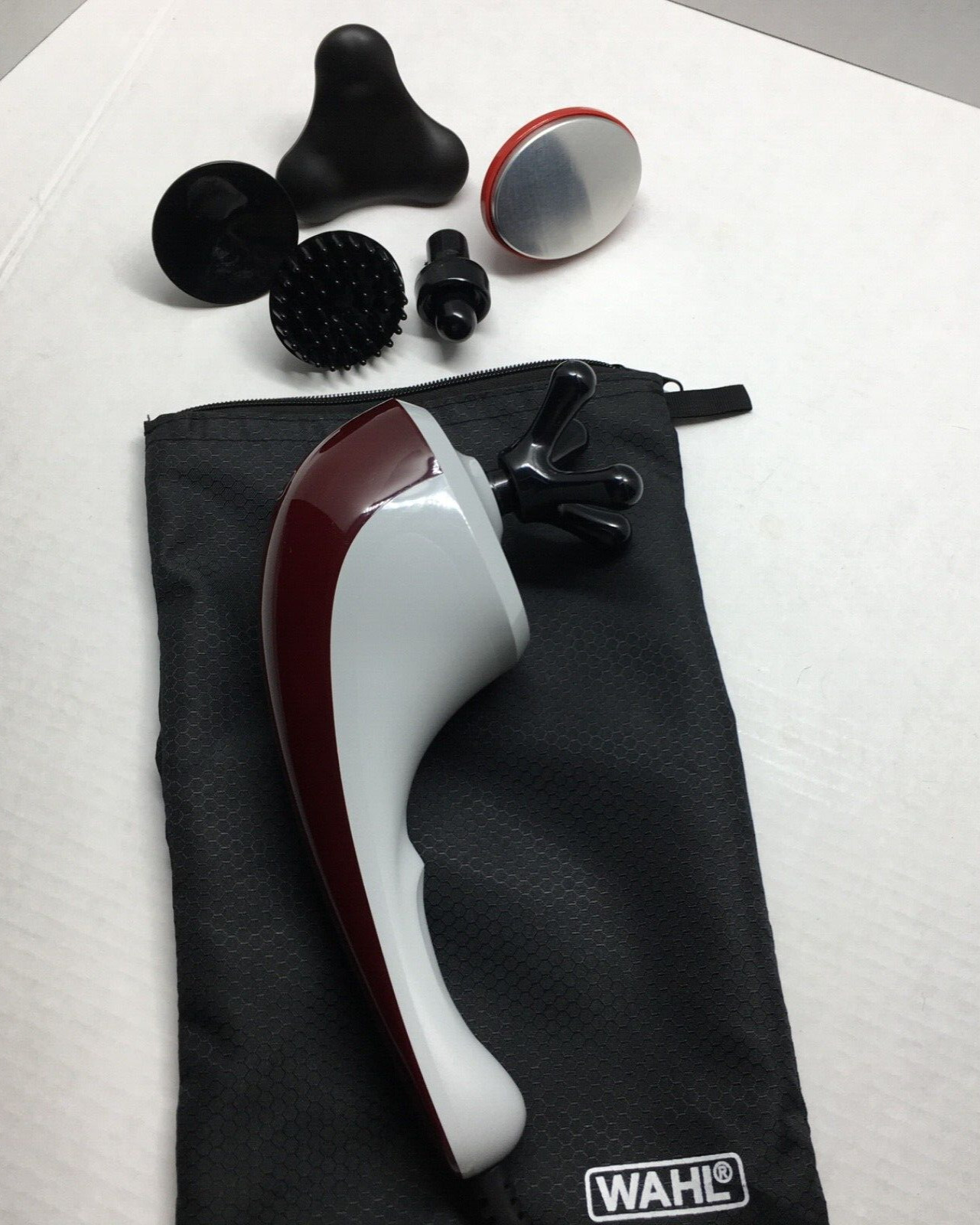 Wahl Heated Therapy Electric Corded Massager 4295A W/ 6 Attachments