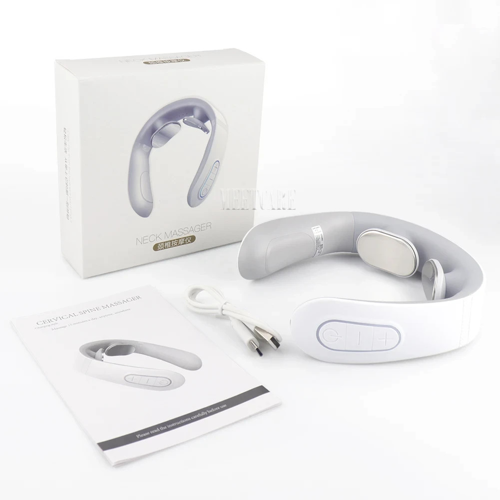 Smart Electric Neck Massager TENS Pulse Wireless Cervical Pain Relief H99 H62 JT