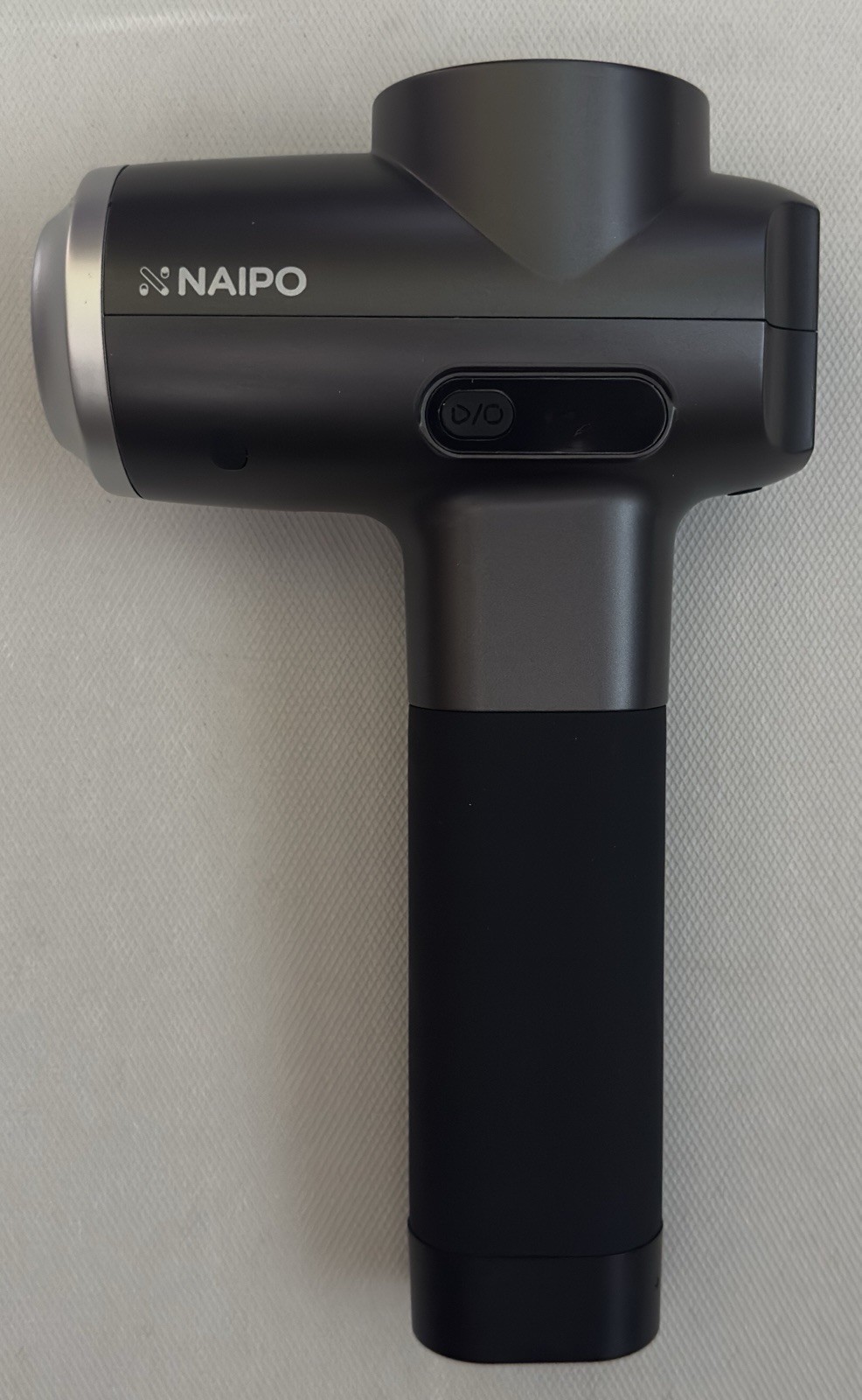 Naipo MGPC-007 Percussion Massage Gun – Open Box, | 5 Heads, Rechargeable, Case