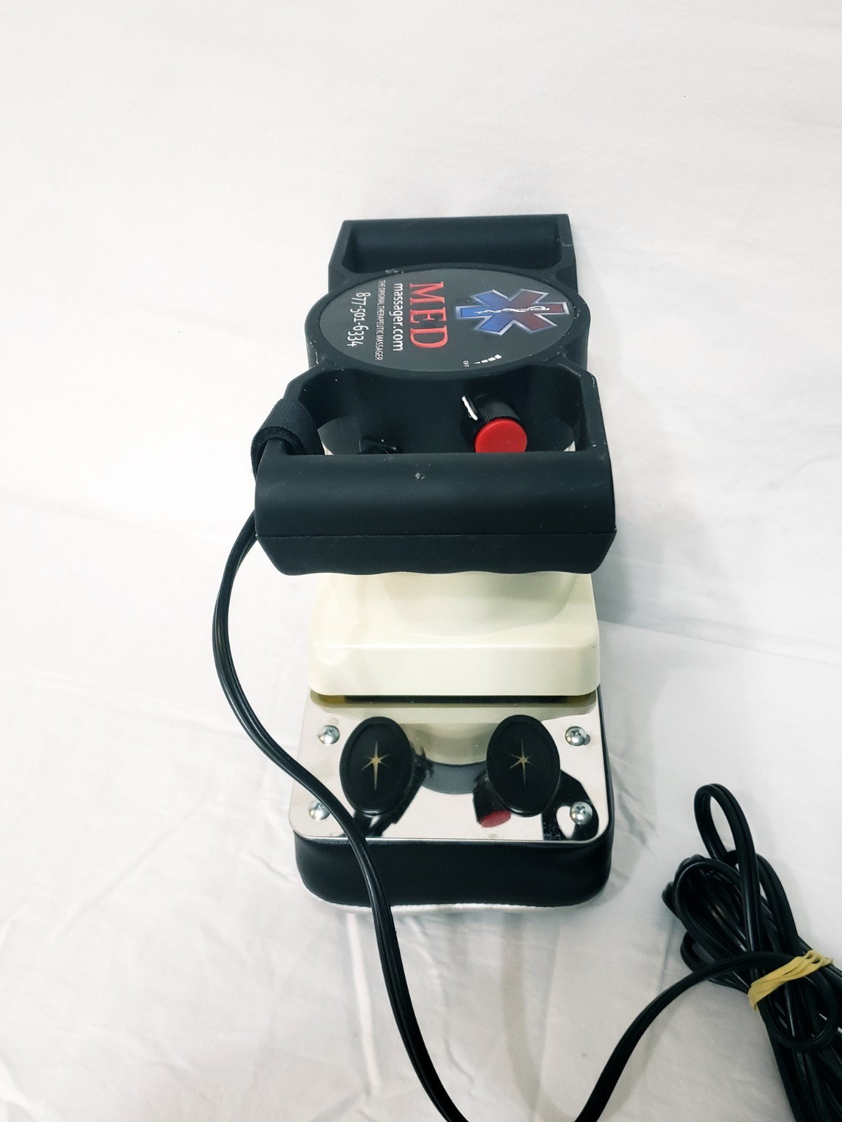 Med Massager MMB05 Variable Speed Deep Tissue Body Black 120V Tested/Works EXC