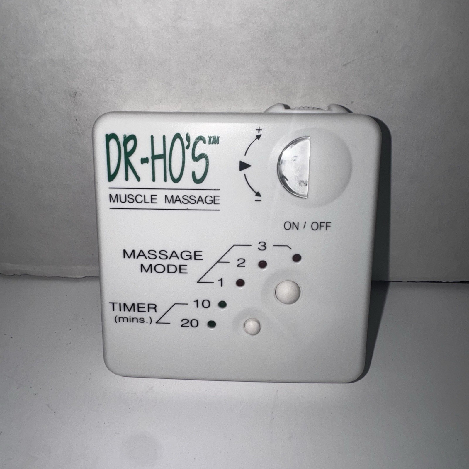Dr Ho’s Muscle Massage Unit TENS Stimulator w Pads Cord Case Tested