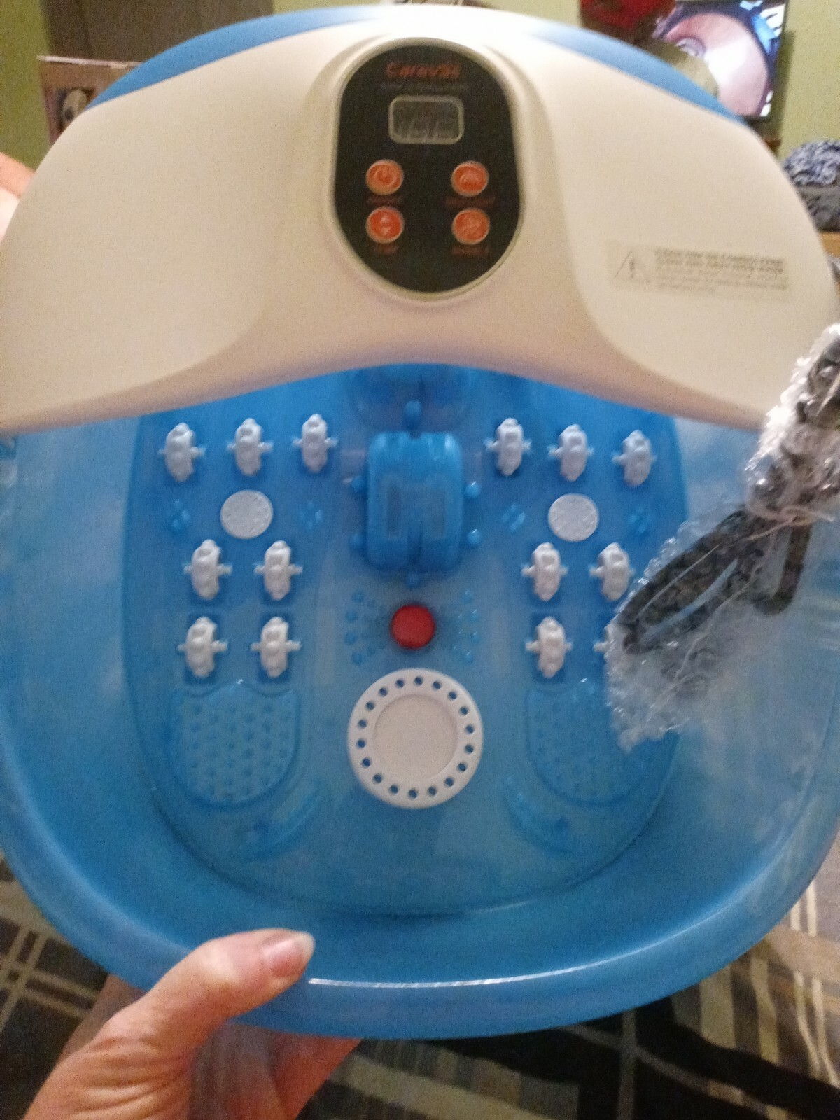 Carevas Foot Water Bath massager new no box NWOB Therapeutic Spa