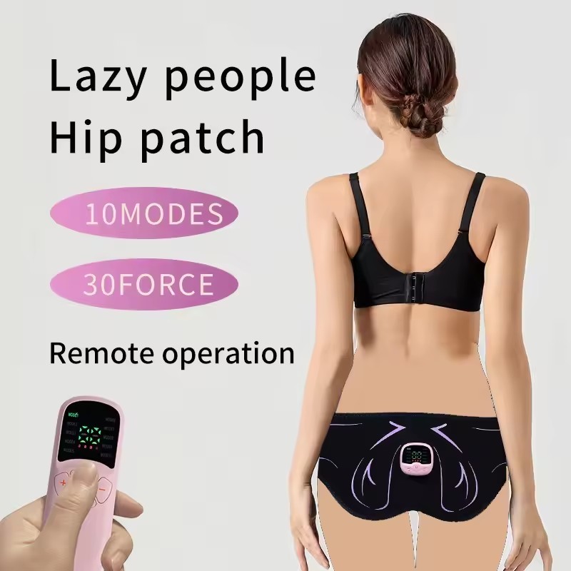 Electric EMS Muscle Stimulator Hips Trainer USB Rechargeable Fitness Device