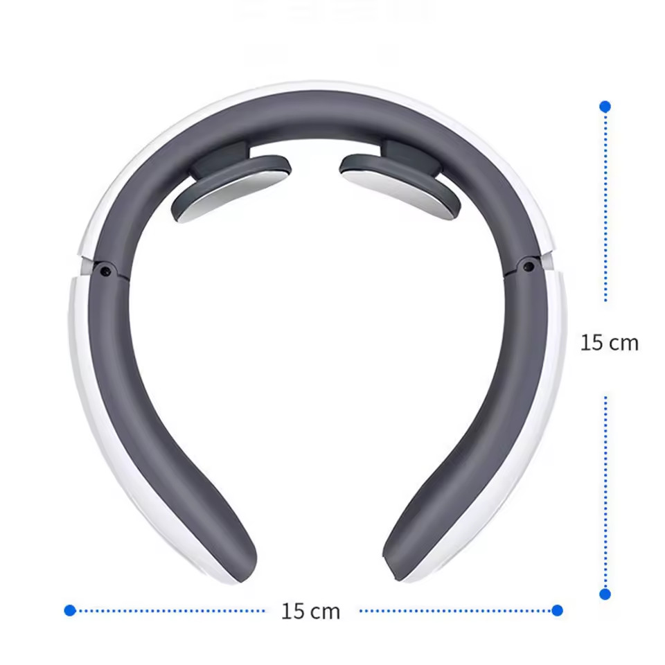 Smart Neck Massager with TENS Patches
