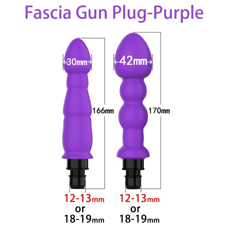 Massage Gun Head Vibrating Fascia Gun Accessories Silicone Head Lengthened
