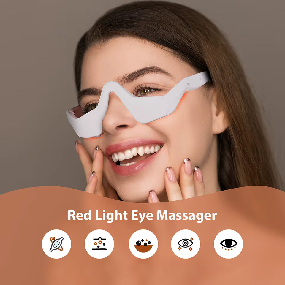 3D Eye Massager, Relaxing Eye Massager for Fatigue Relief, Dark Circle Care a…