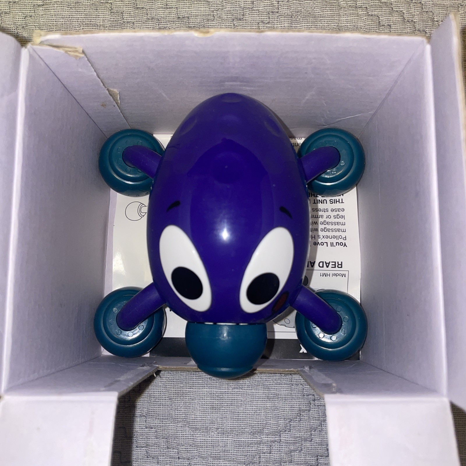 Vintage HUMBUG Massager By Pollenex HM1 1995 Massage Away Aches! Purple