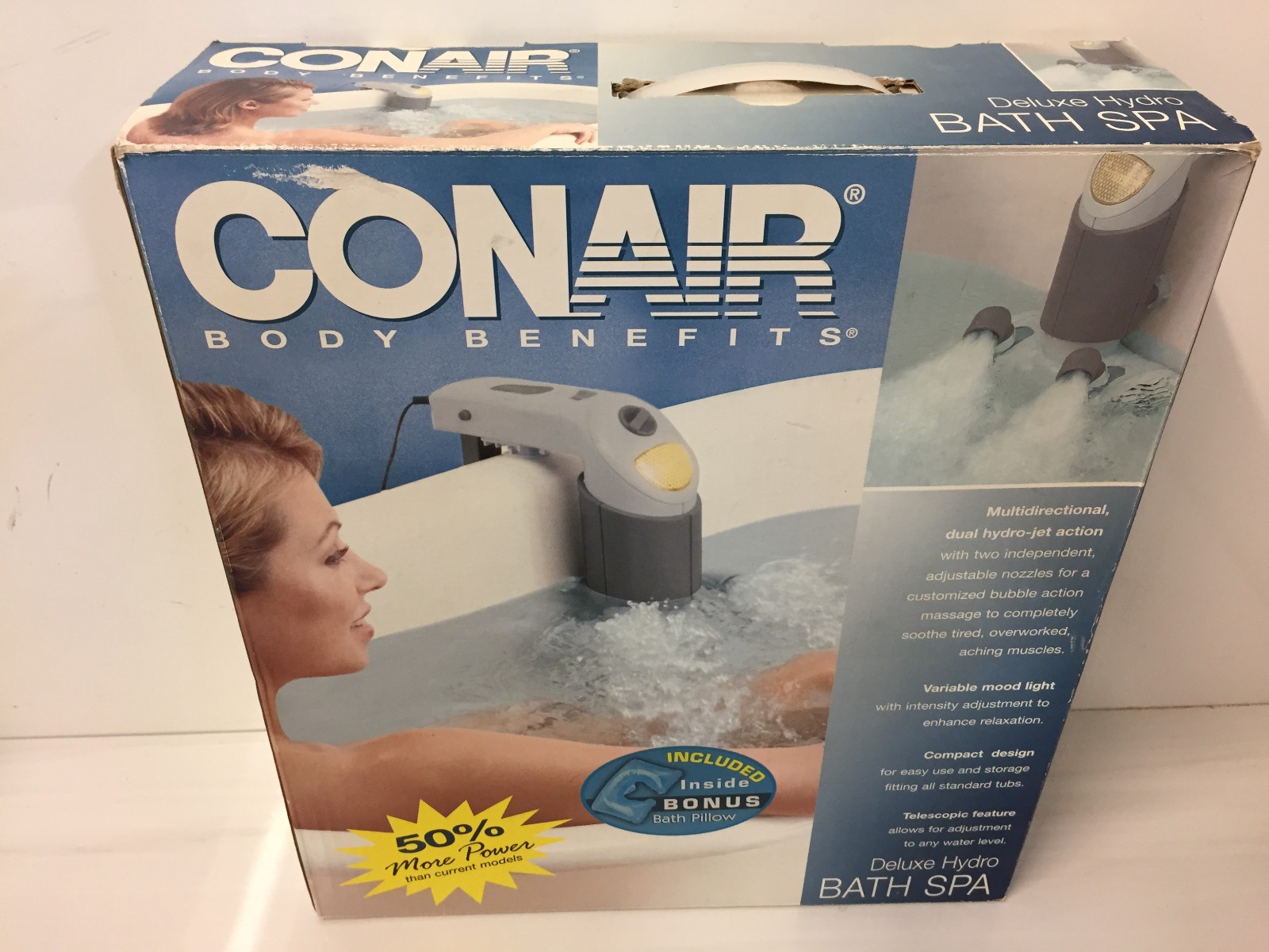 Conair Body Benefits Deluxe Hydro Bath Spa Dual Jet Model BTS2