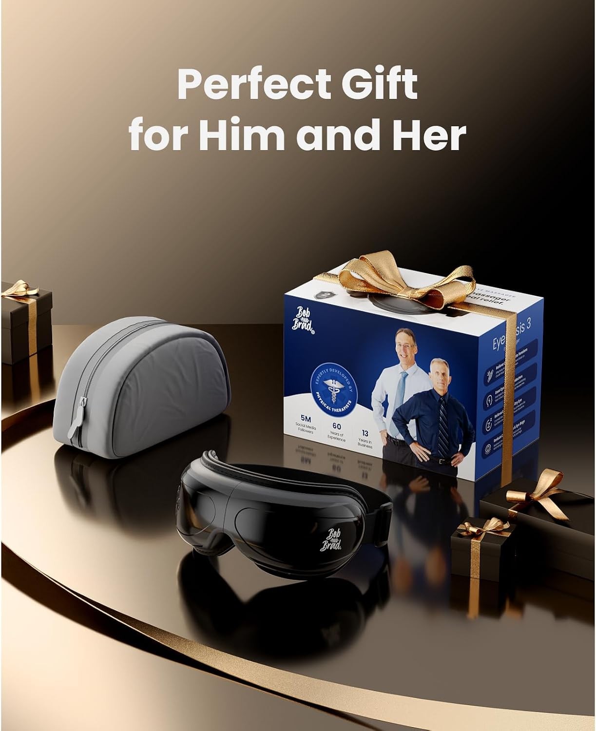 Smart Eye Massager with Compression Music Mask For Dry Eye Relief, Improve Sleep