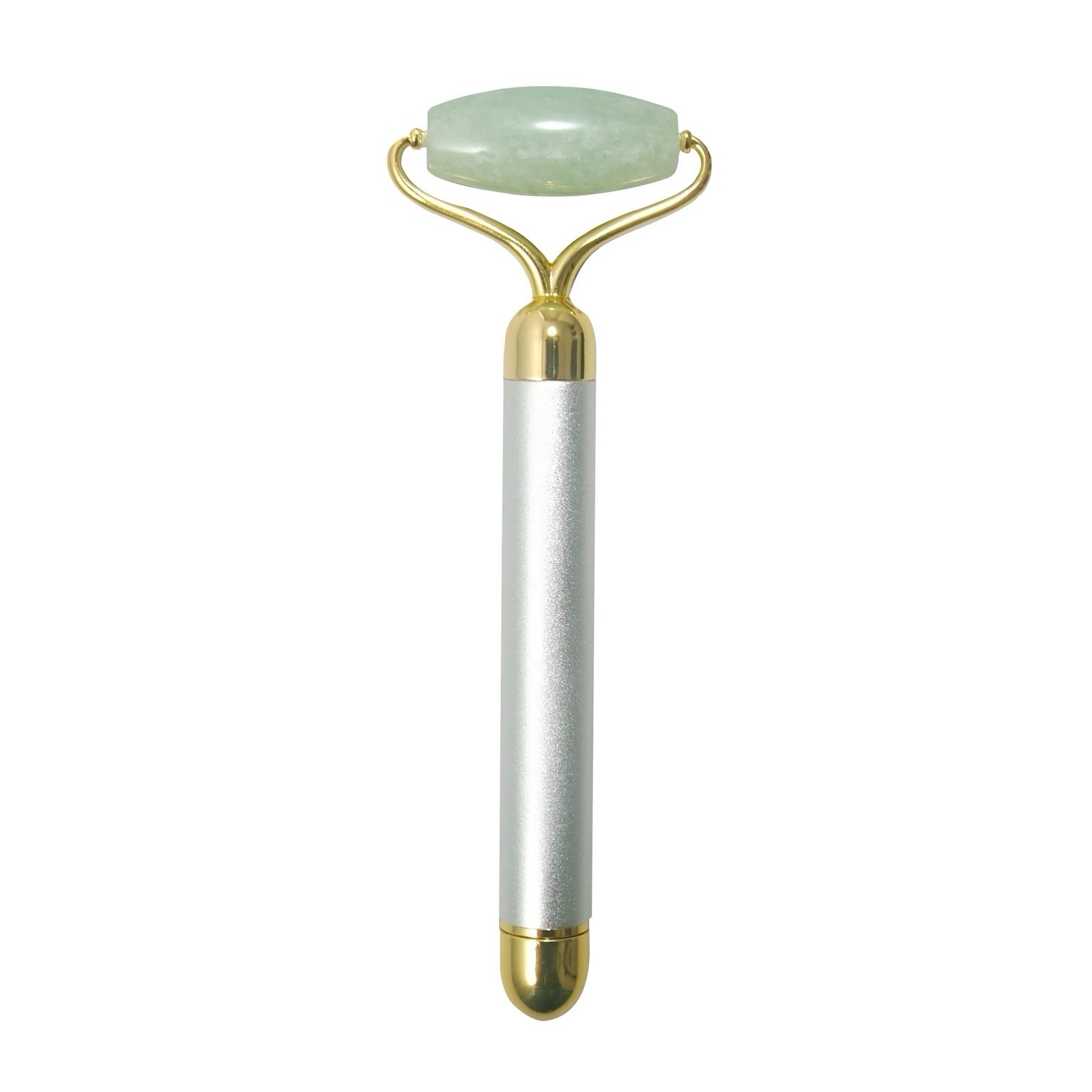 Lomi’s vibrating natural Green jade Facial roller & Massager ( no box ) new