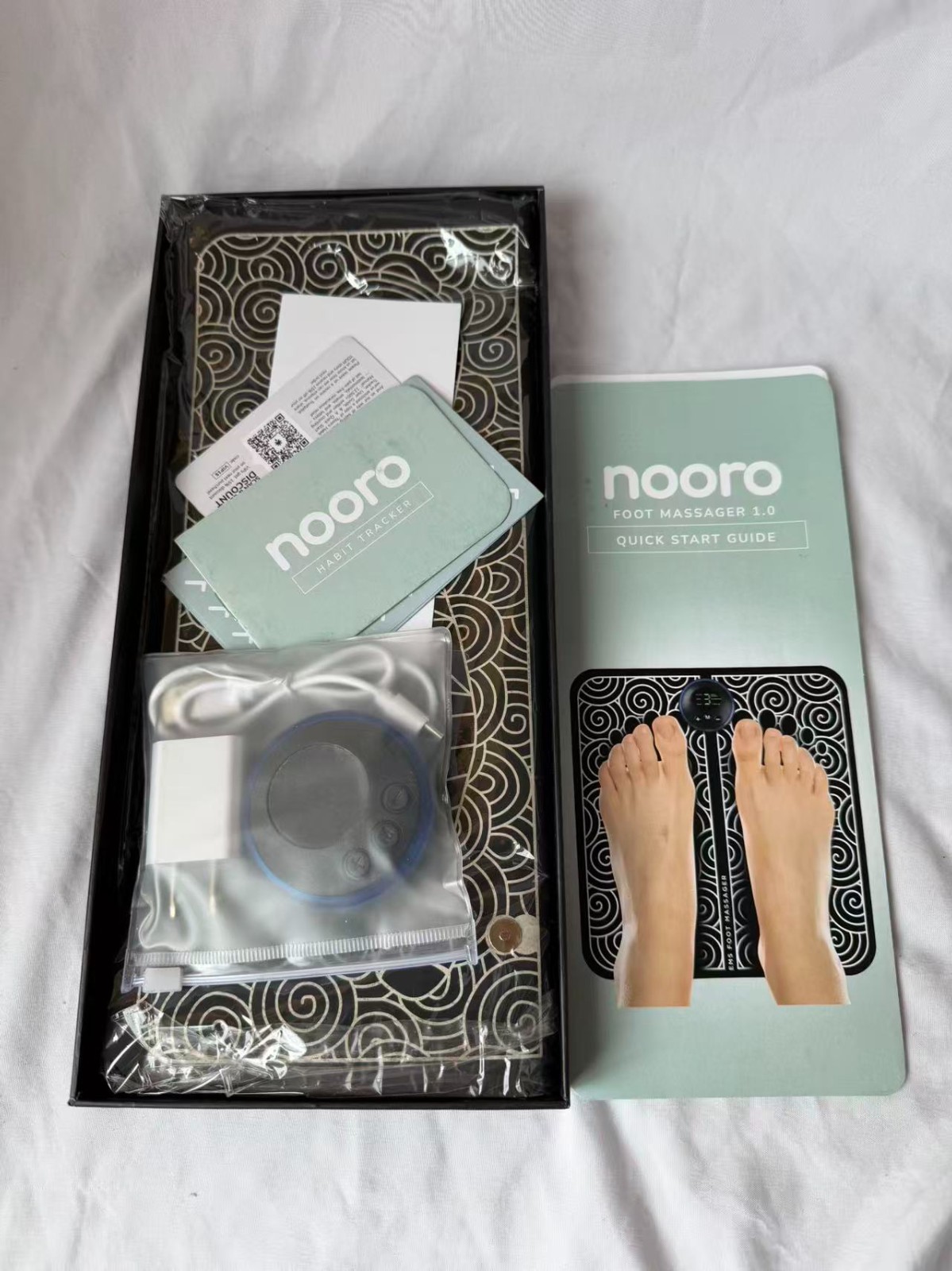 Nooro Ultimate Foot Massager V1.0 EMS Circulation Pad New in Box