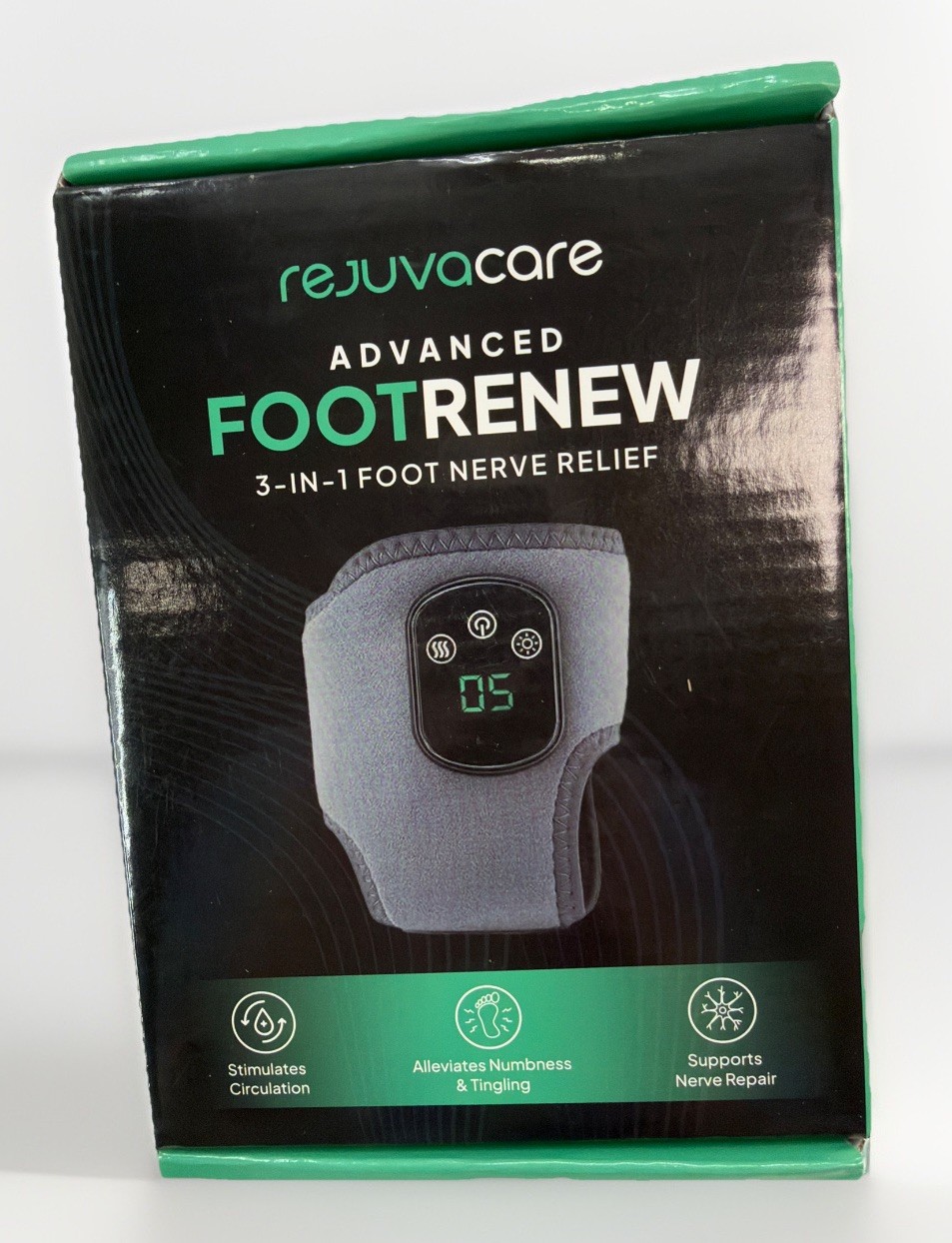 Rejuvacare Advanced FootRenew 3-in-1 Foot Nerve Relief Wireless, Rechargeable {W