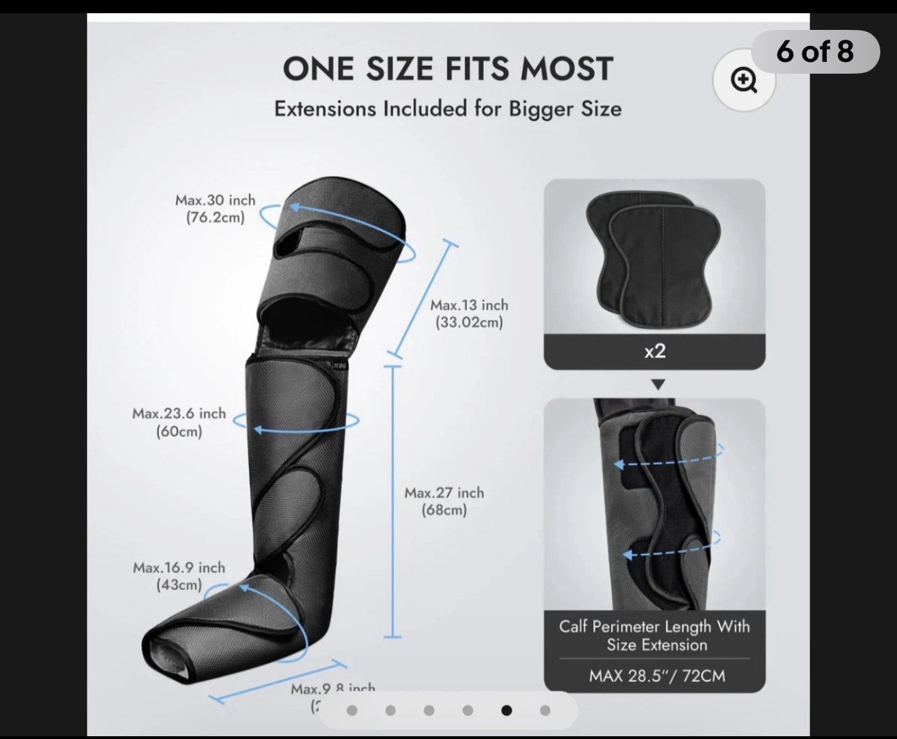 FIT KING Foot and Leg Massager for Circulation and Relaxation FT-012A