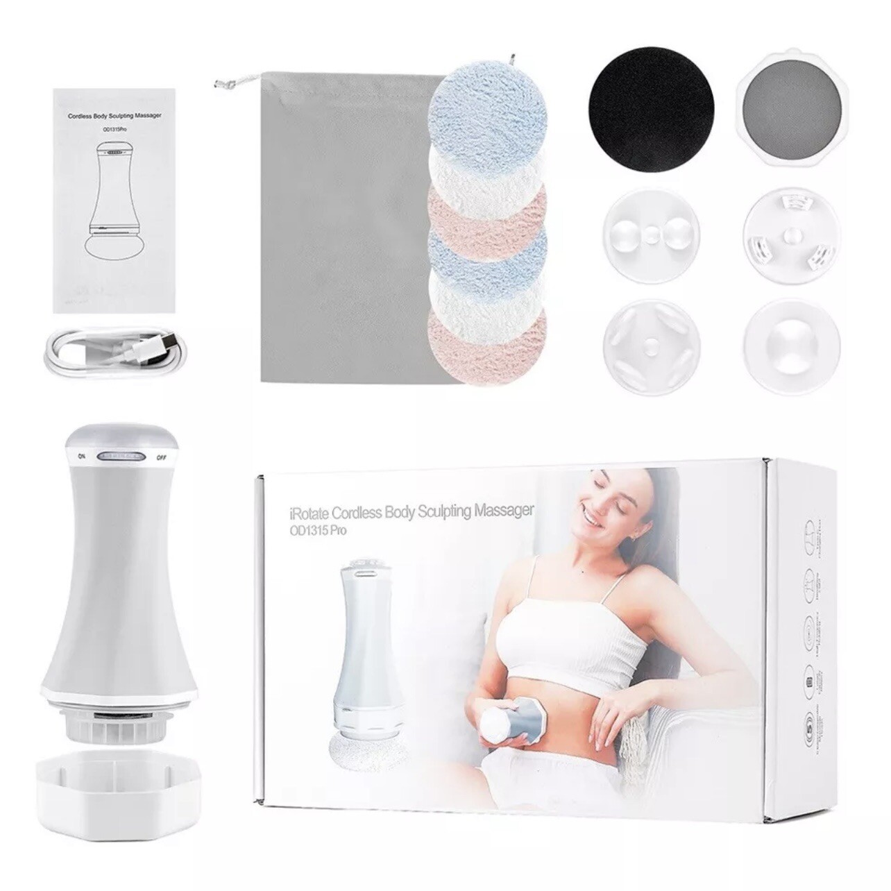 5-in-1 Handheld Body Sculpting Massager Full Body Slimming Roller Fat Machine
