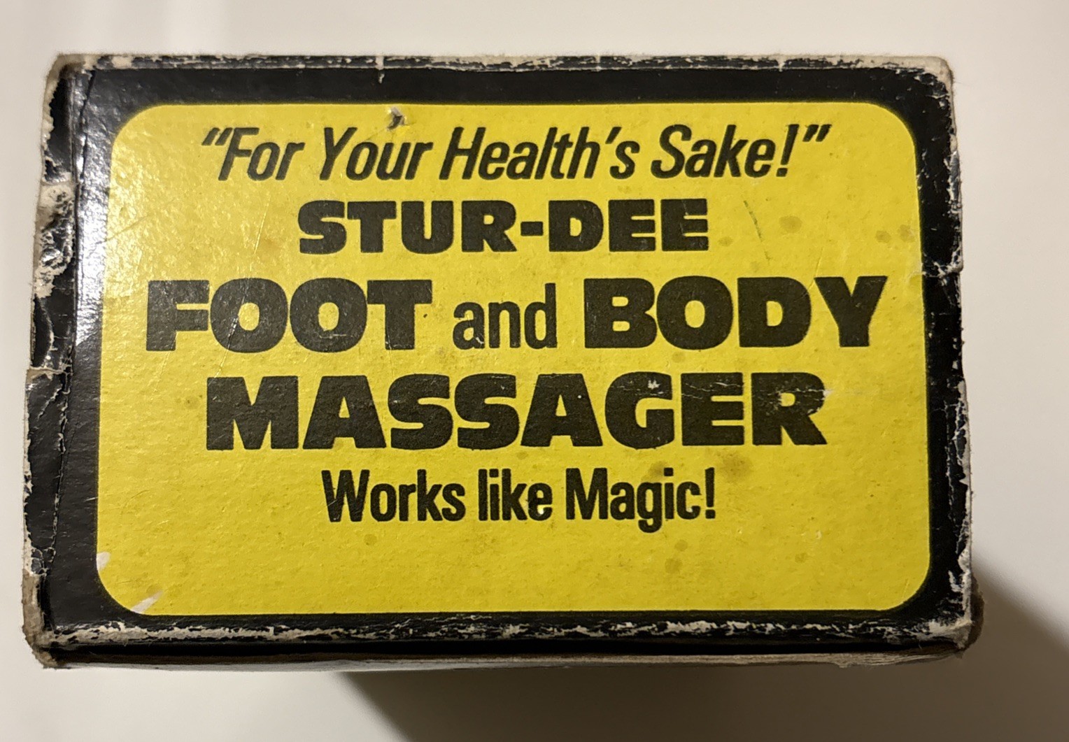 Vintage Stur Dee Foot and Body Massager New Open Box