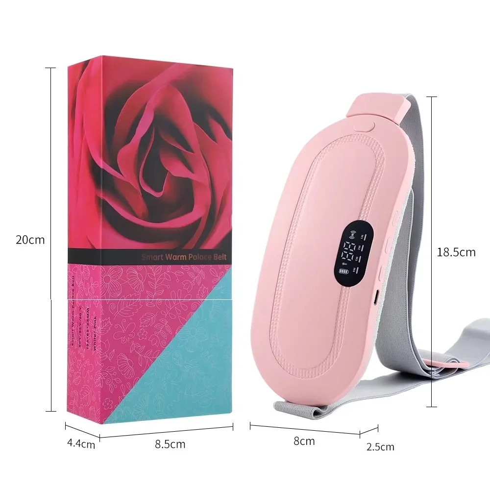 Portable Heated Massage Warming Palace Belt Intelligent Heating Waist Device for