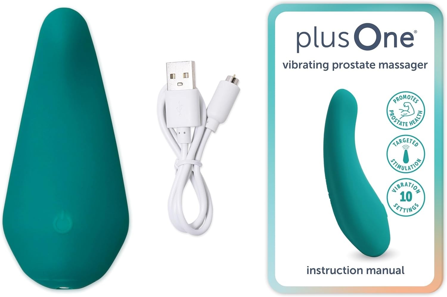 Beginner-Friendly Waterproof Prostate Massager – 10 Vibration Modes in Green