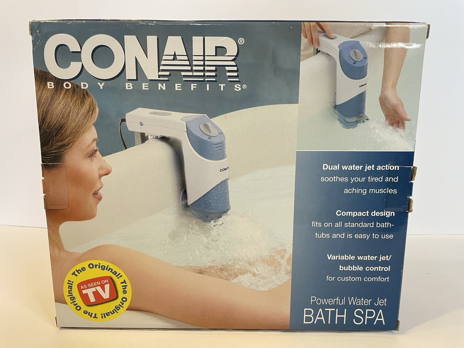 Vintage ConAir Water Jet Bath Spa Bubble Aches Muscle Body Benefits BTS1D