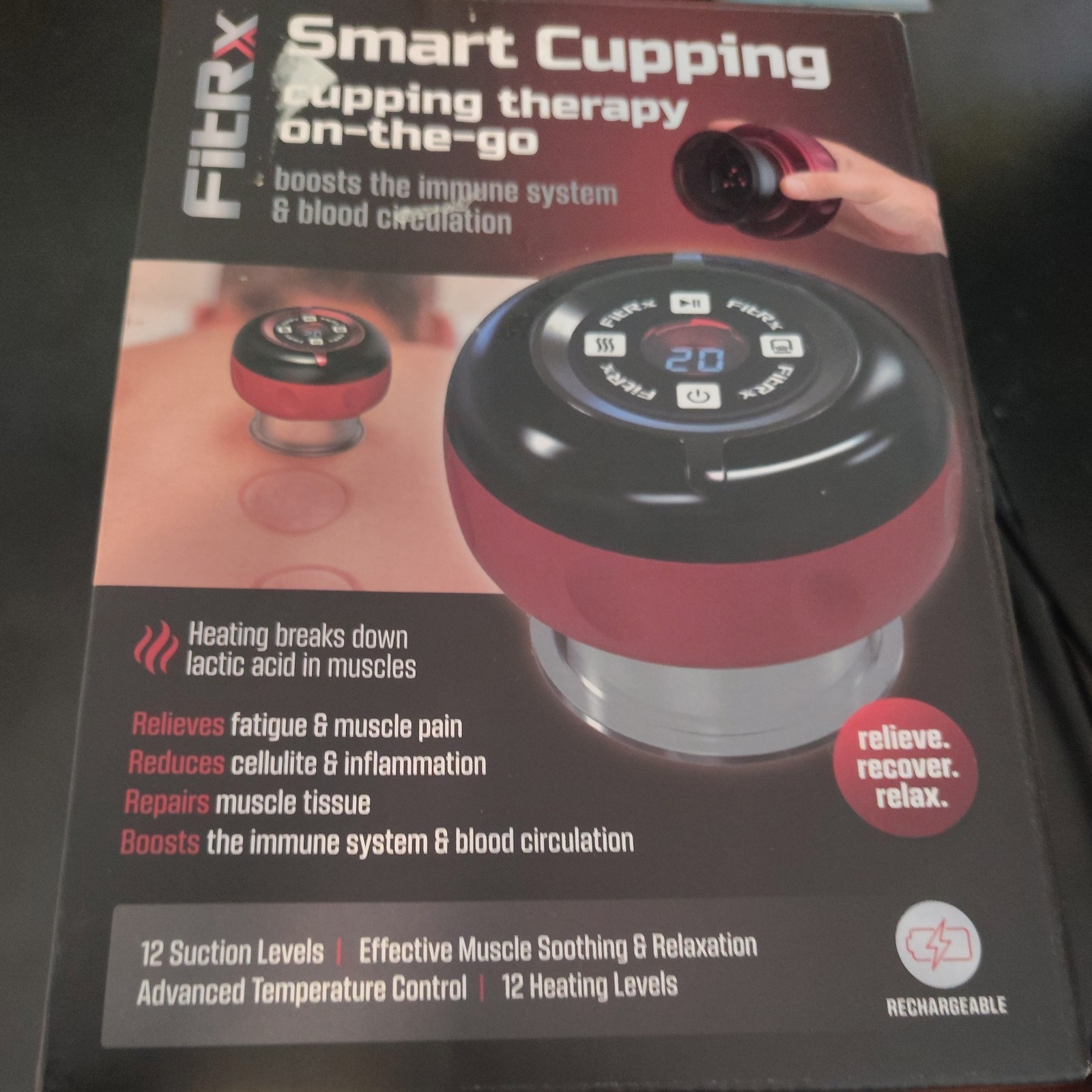 FitRx Smart Cupping Therapy On-The-Go (missing charger )