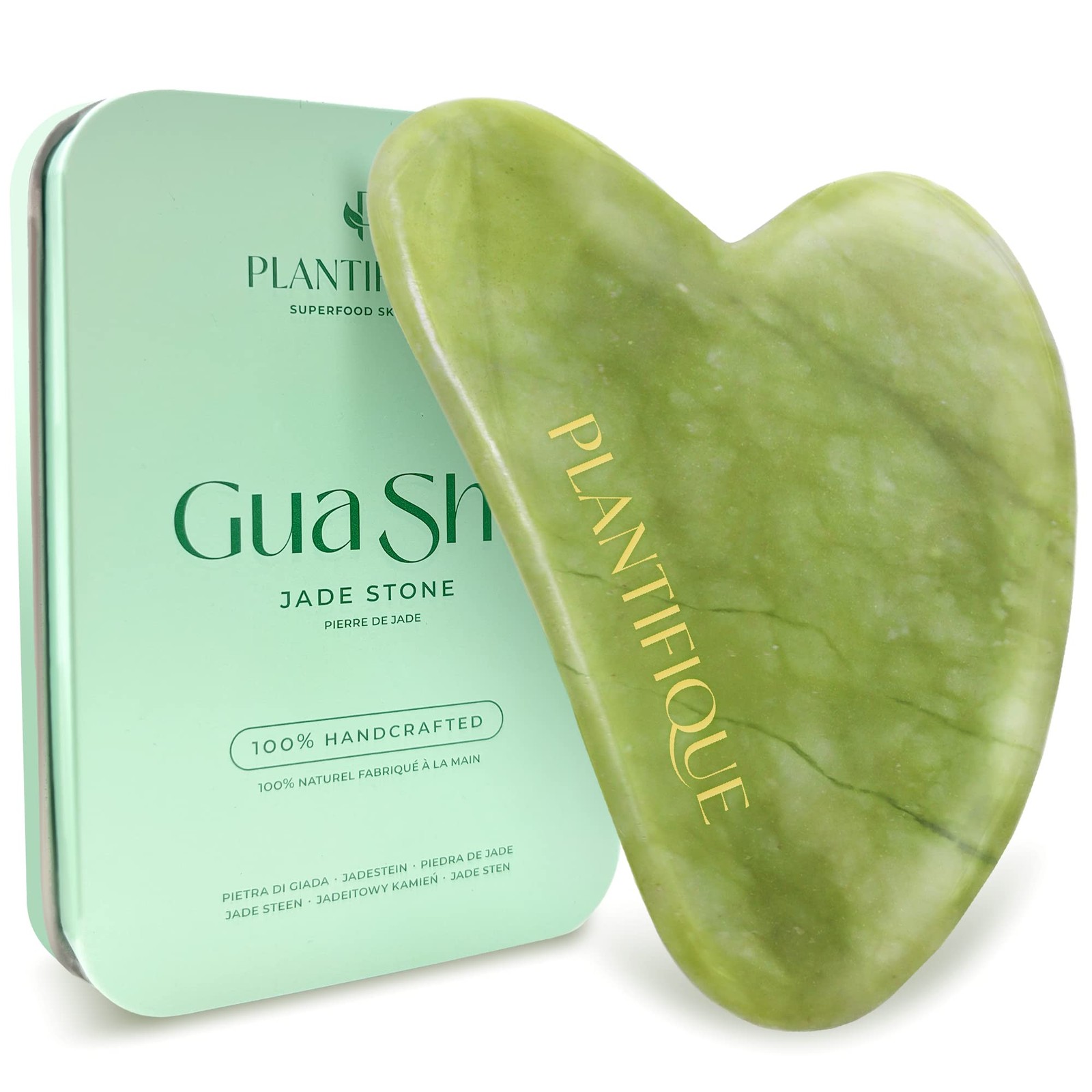 PLANTIFIQUE Gua Sha Facial Tools Gifts Massage Tool Jawline Sculptor Face