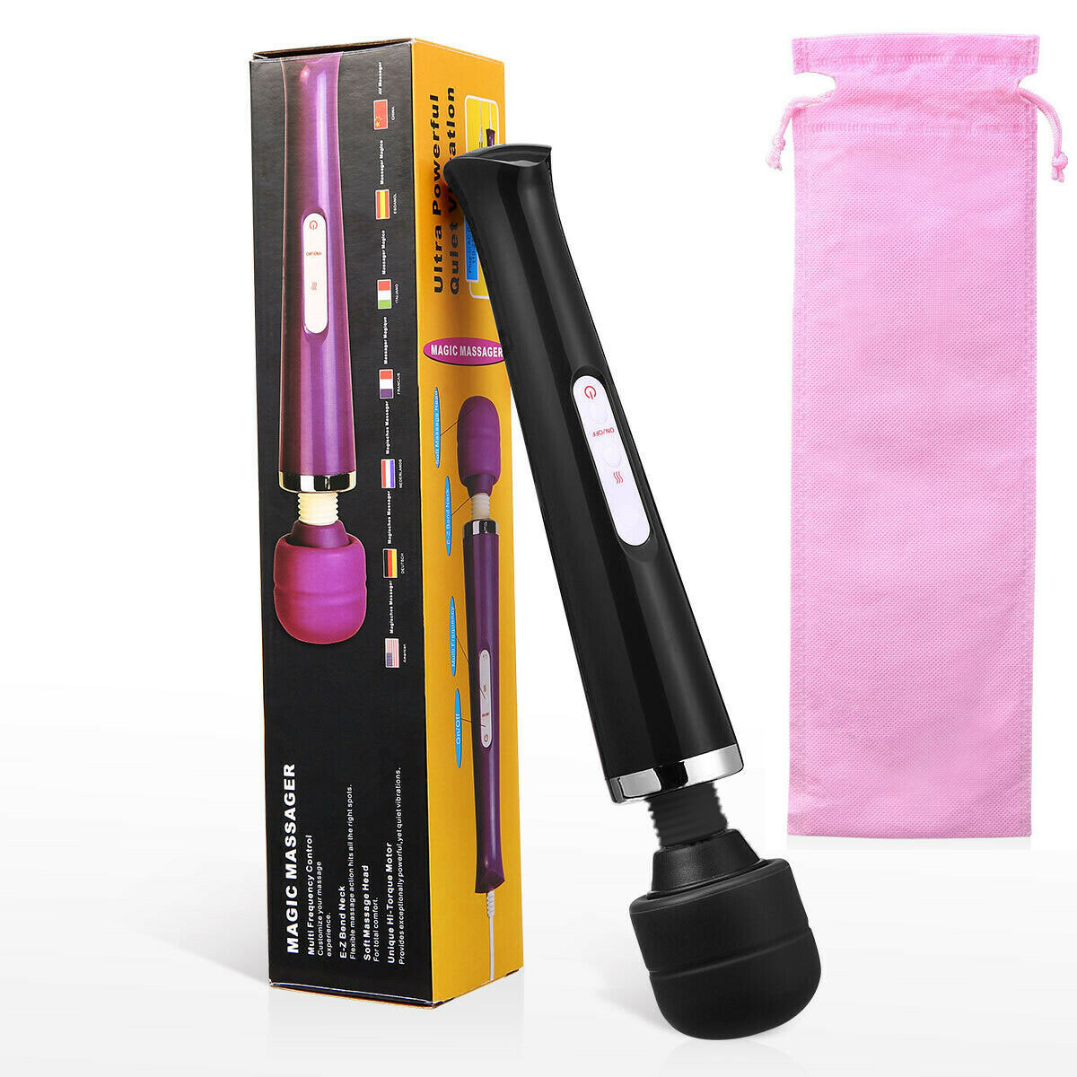 30 Speed Magic Body Wand Massager powerful Waterproof 10 Vibration Modes