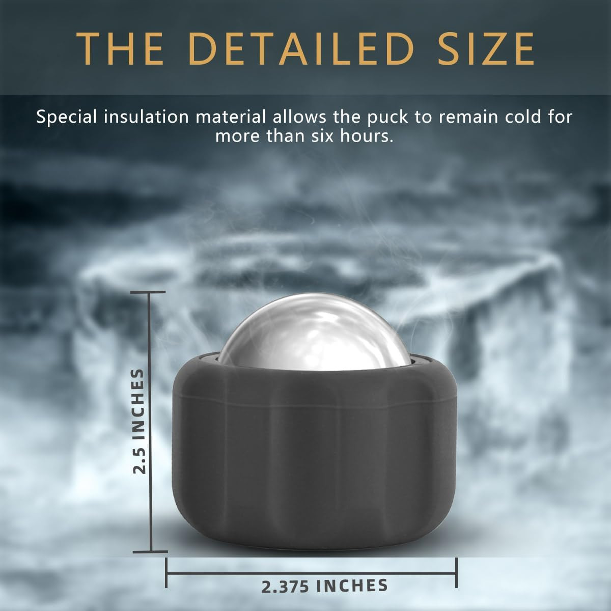 Cryosphere Cold Massage Roller Ball-Fsa Eligible-Massage Ice Ball, Cold and Hot