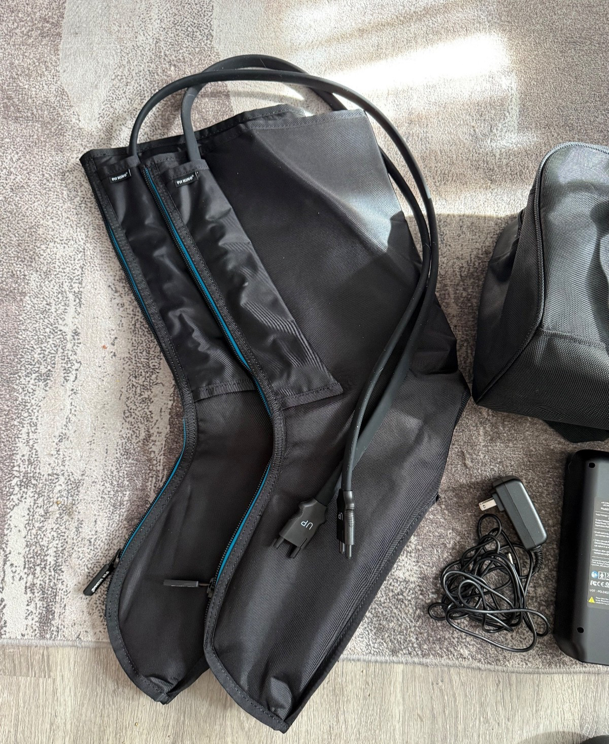 Fit King FT-093A Black 2 Modes 3 Intensities Air Compression Leg Massager