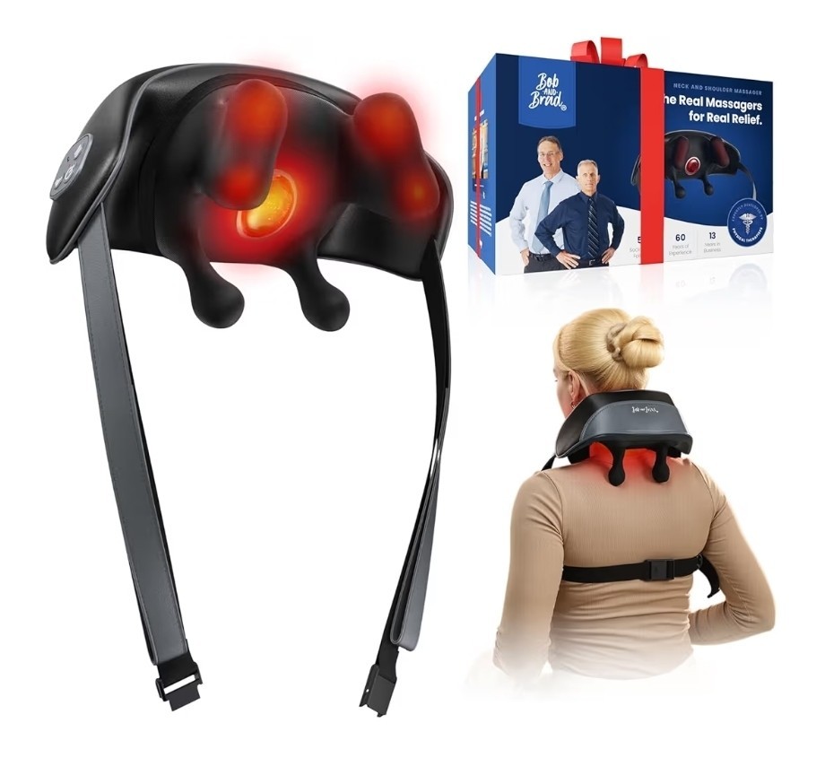 Deep Tissue with 4D Kneading Cordless Shiatsu Neck & Shoulder Massager