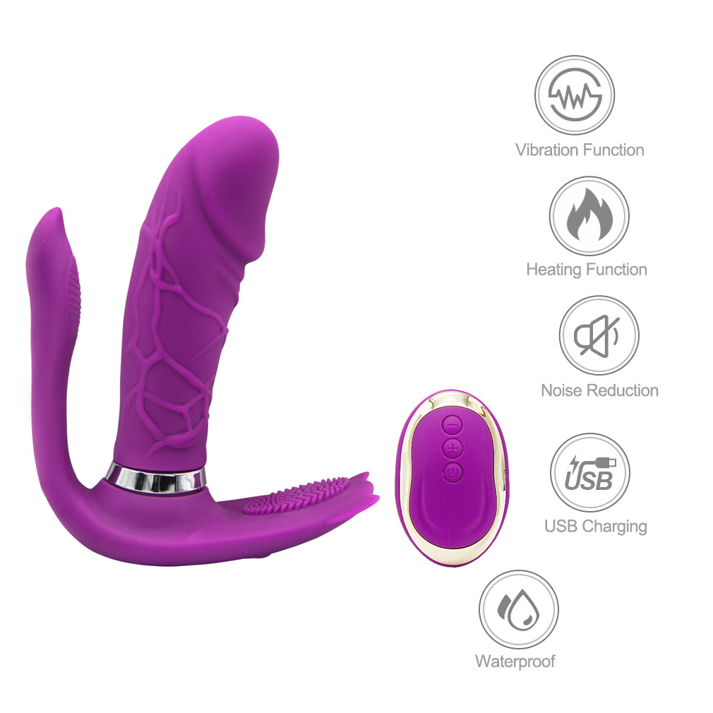 Powerful Remote control Wearable Massager Female Wireless Massage for Women Heat