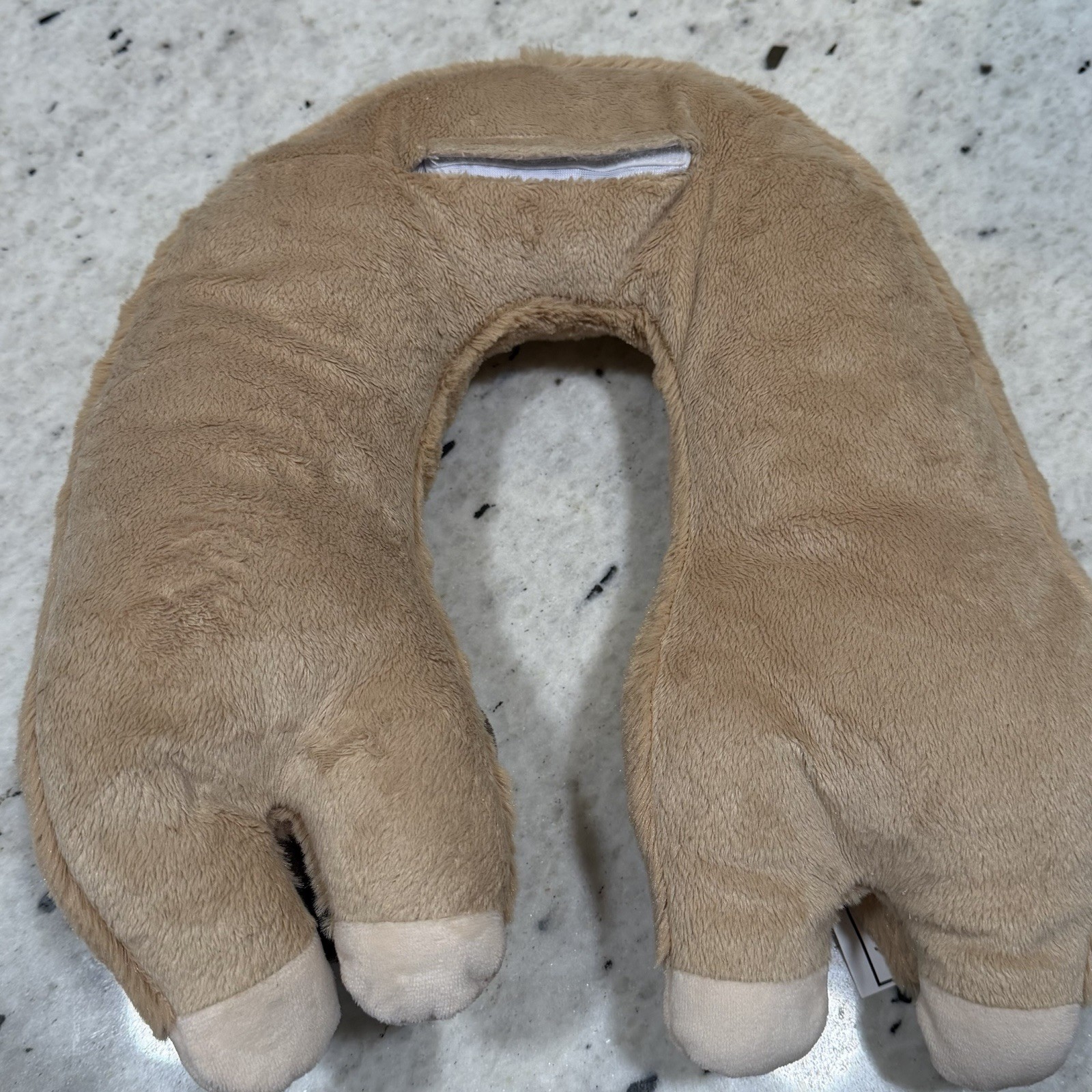 Health Touch Neck Massager Vibration Stuffed Dog Pug Vibrating Neck Pillow Works