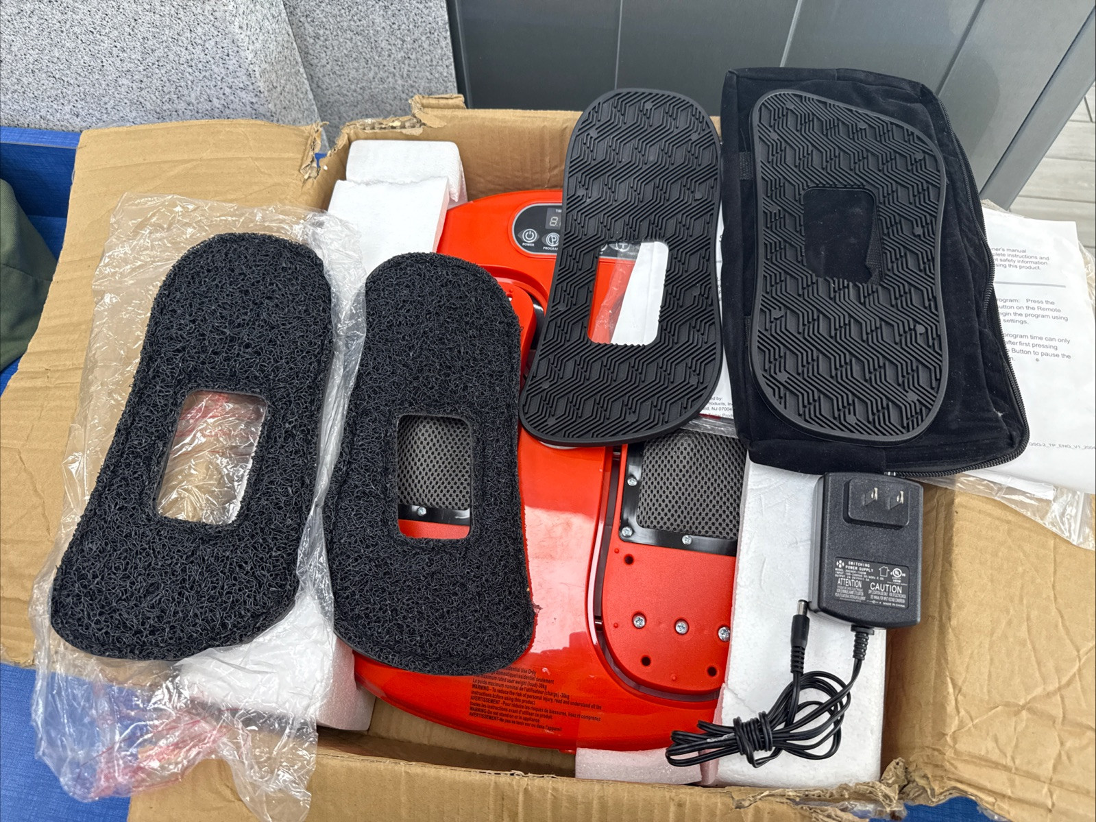Powerfit ETF002M Power Legs Vibration Foot Massager Complete – Open Box