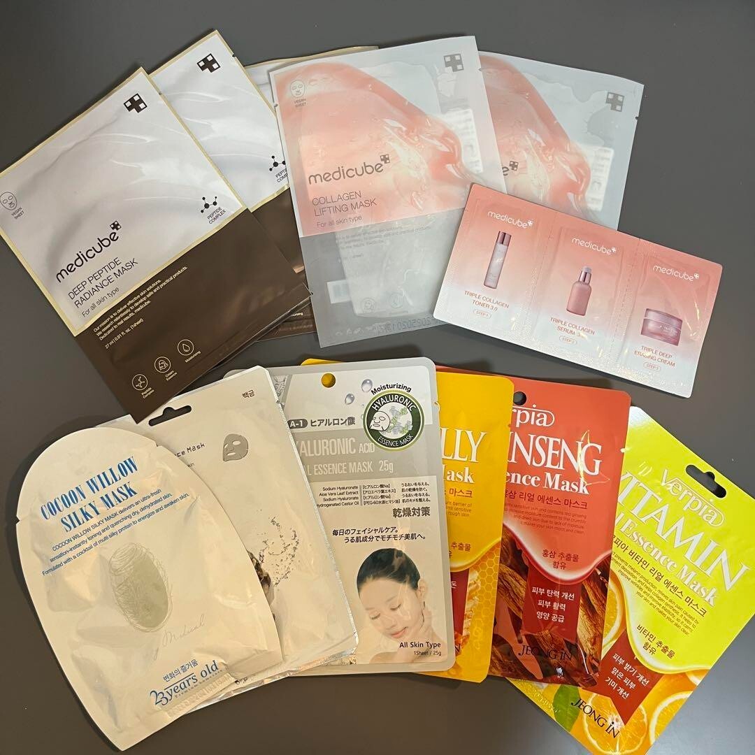 Medicube DeeP Vita C Mask & South Korea Face Skin Care Set of 11 From Japan New
