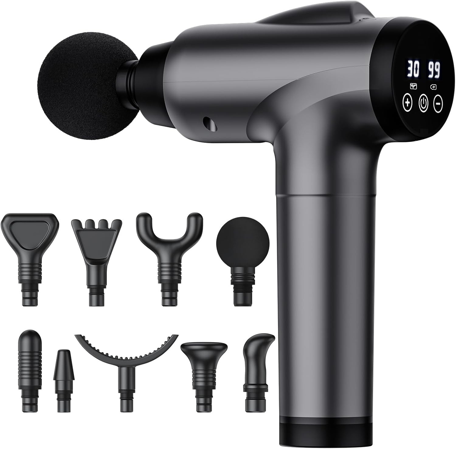 OLsky Massage Gun Deep Tissue, Handheld Electric Muscle Massager, High Intensity
