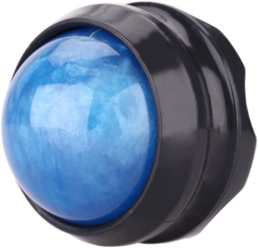 Massage Ball Roller Pain Relief Self Therapy Sore Muscle Joint Blue