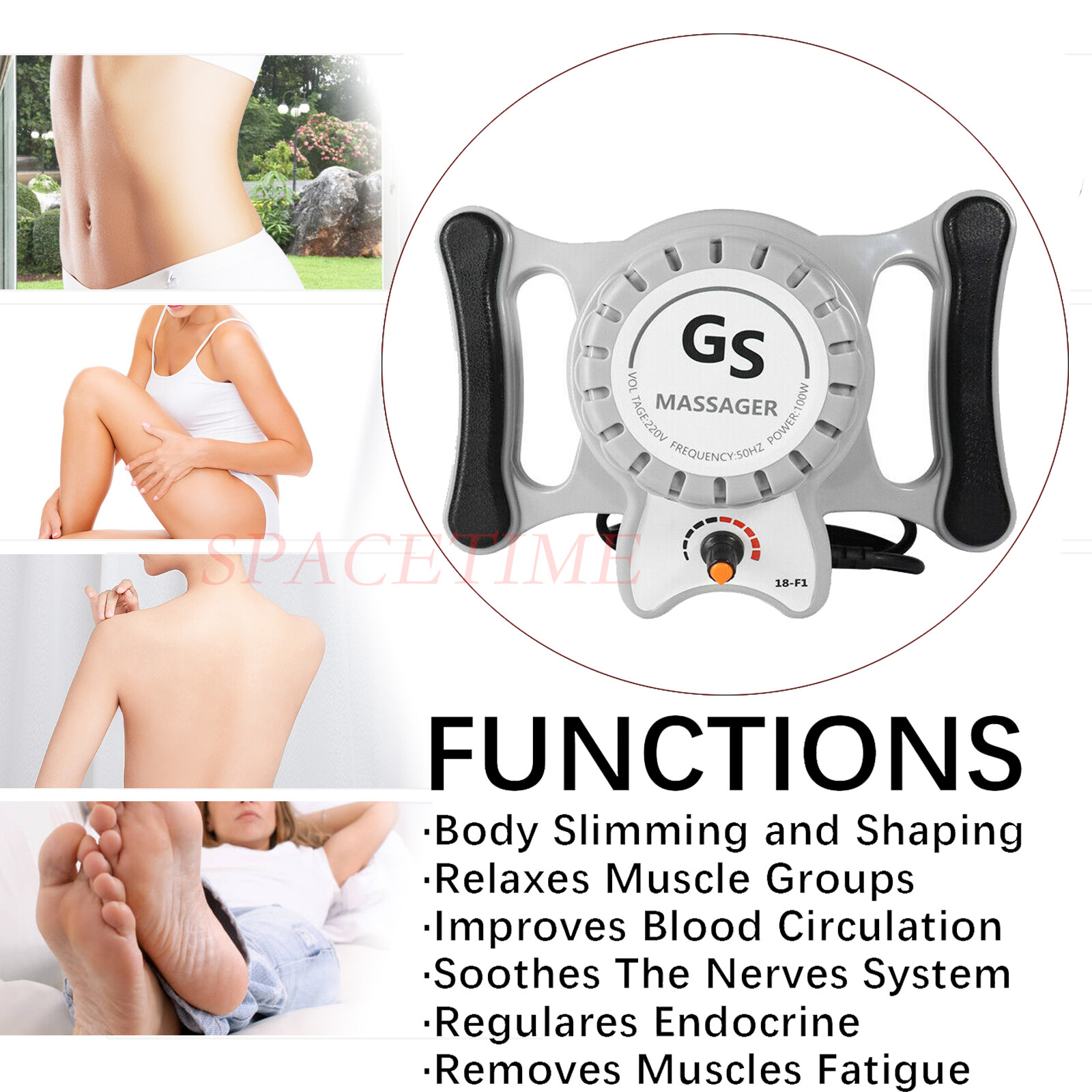 Electric g5 Vibration Cellulite Reduce Machine Muscle Stimulator Body Massager