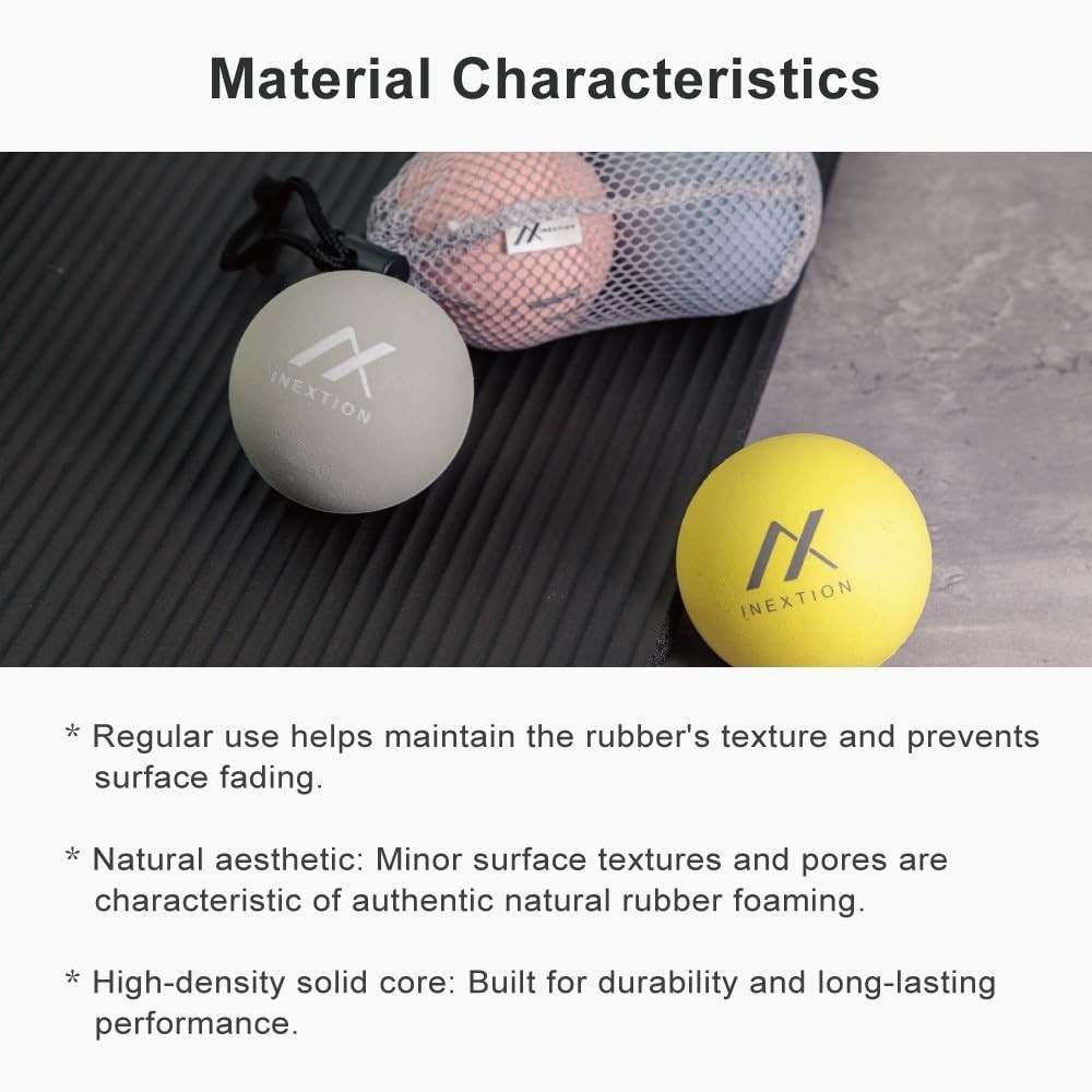– Therapy Massage Balls (2-Pack), High-Density Fascia Balls for Targeted Musc…