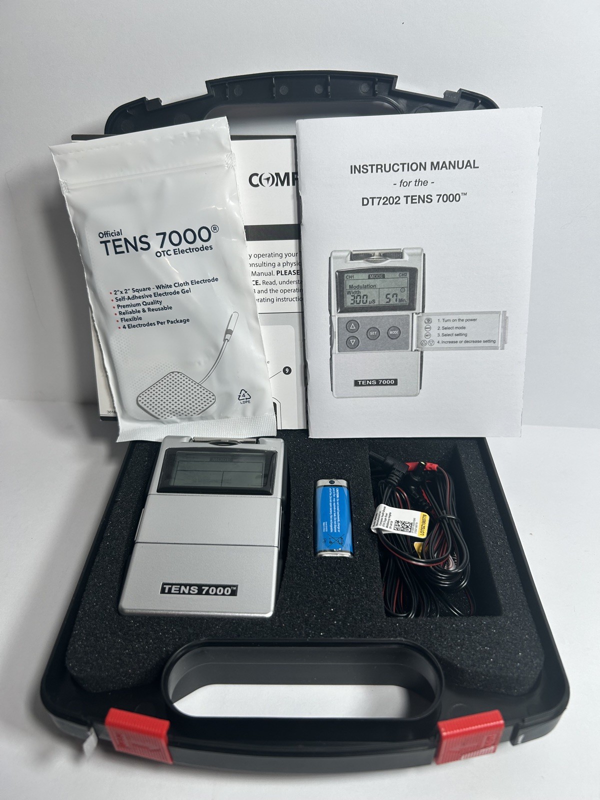 TENS 7000 2nd Edition Digital TENS Unit with Accessories